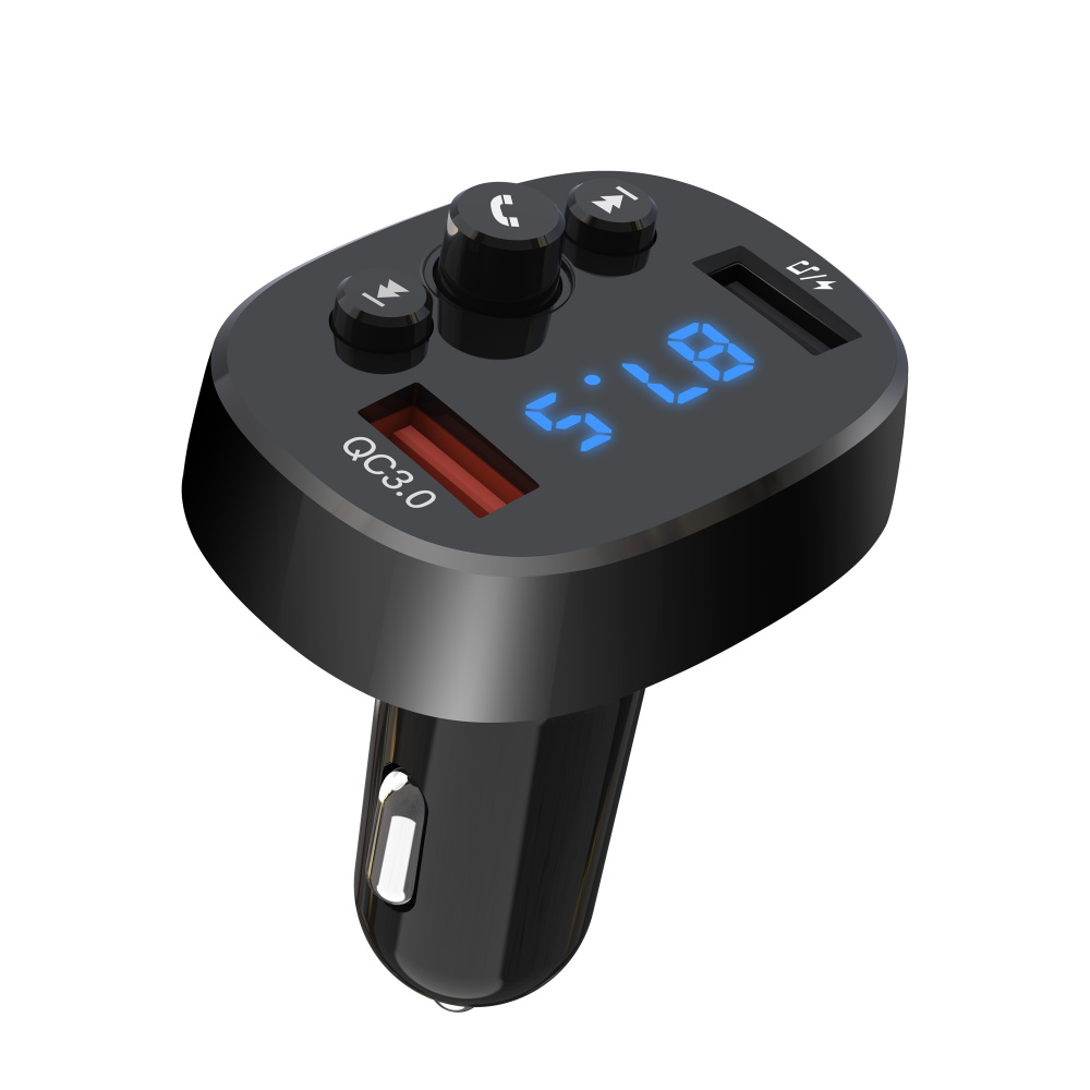 XO transmitter FM BCC03 Bluetooth MP3 car charger 18W black